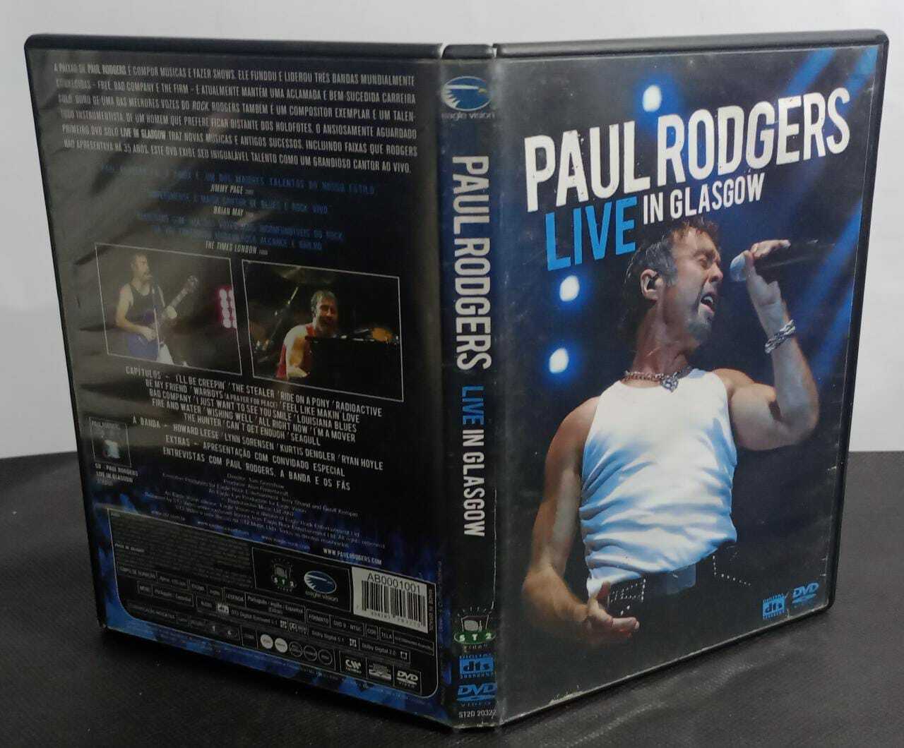 DVD - Paul Rodgers - Live in Glasgow