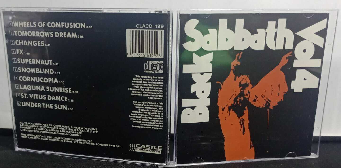 CD - Black Sabbath - Vol 4 (France)