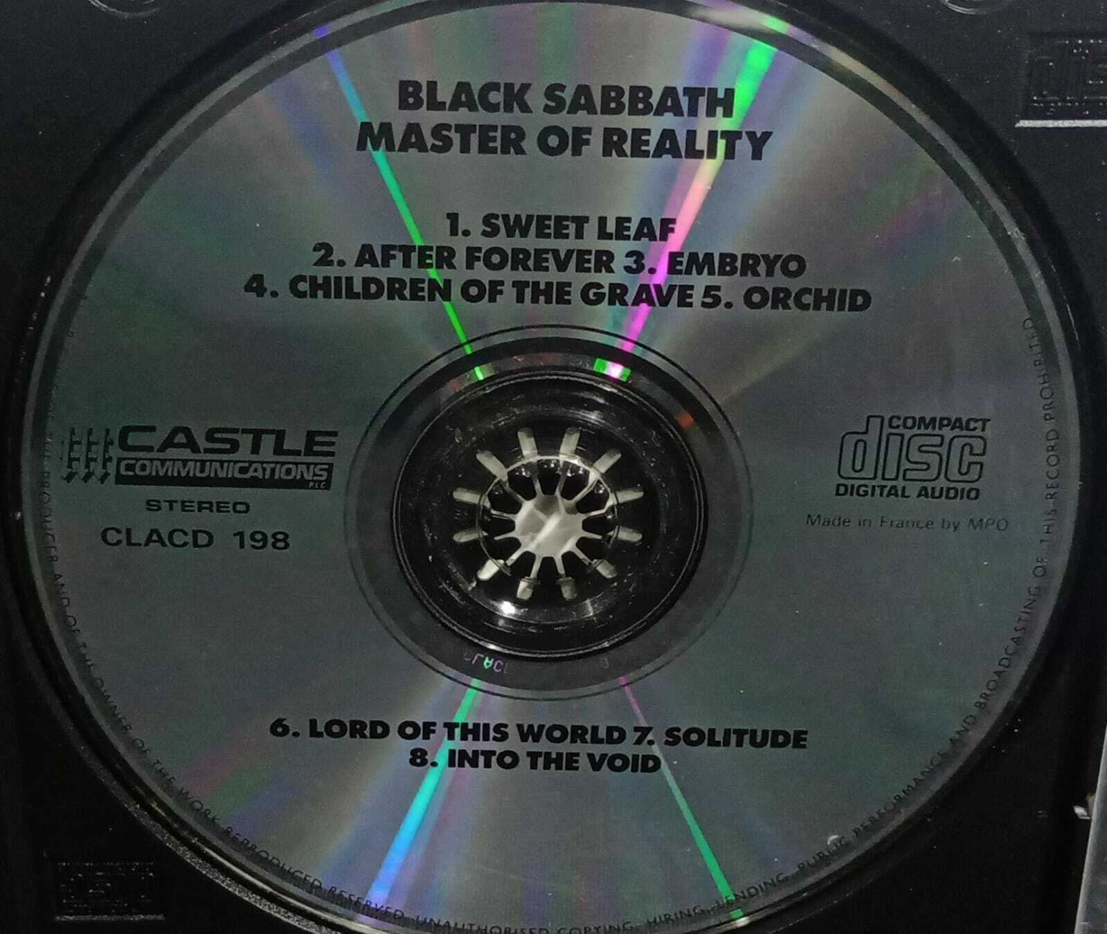 CD - Black Sabbath - Master of Reality (France)