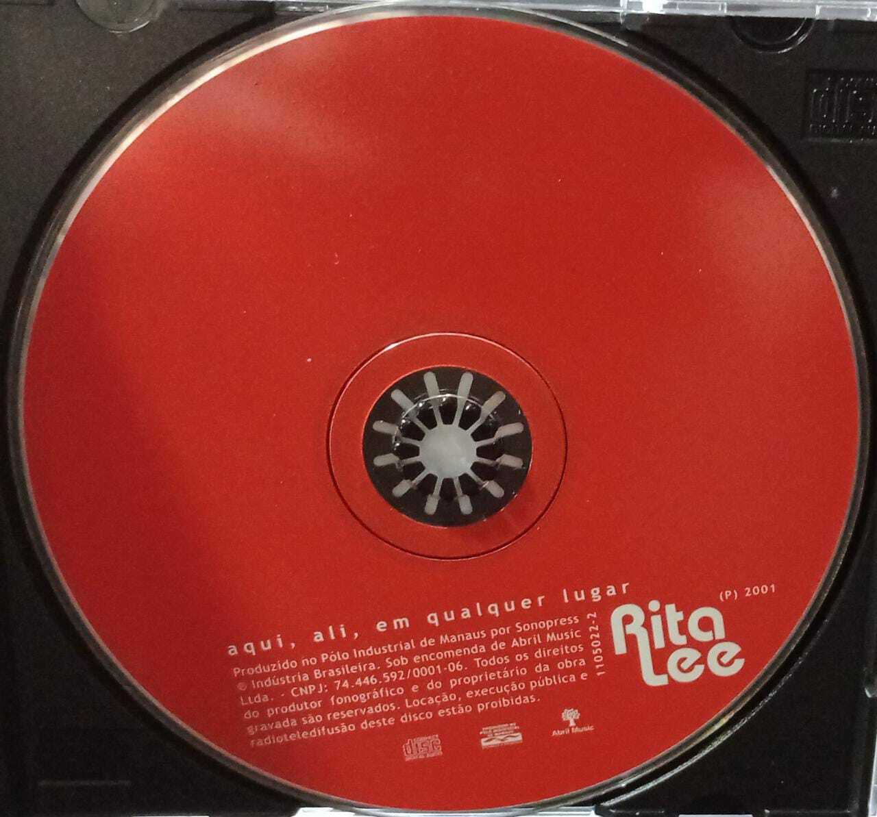 CD - Rita Lee - Aqui, Ali, Em Qualquer Lugar