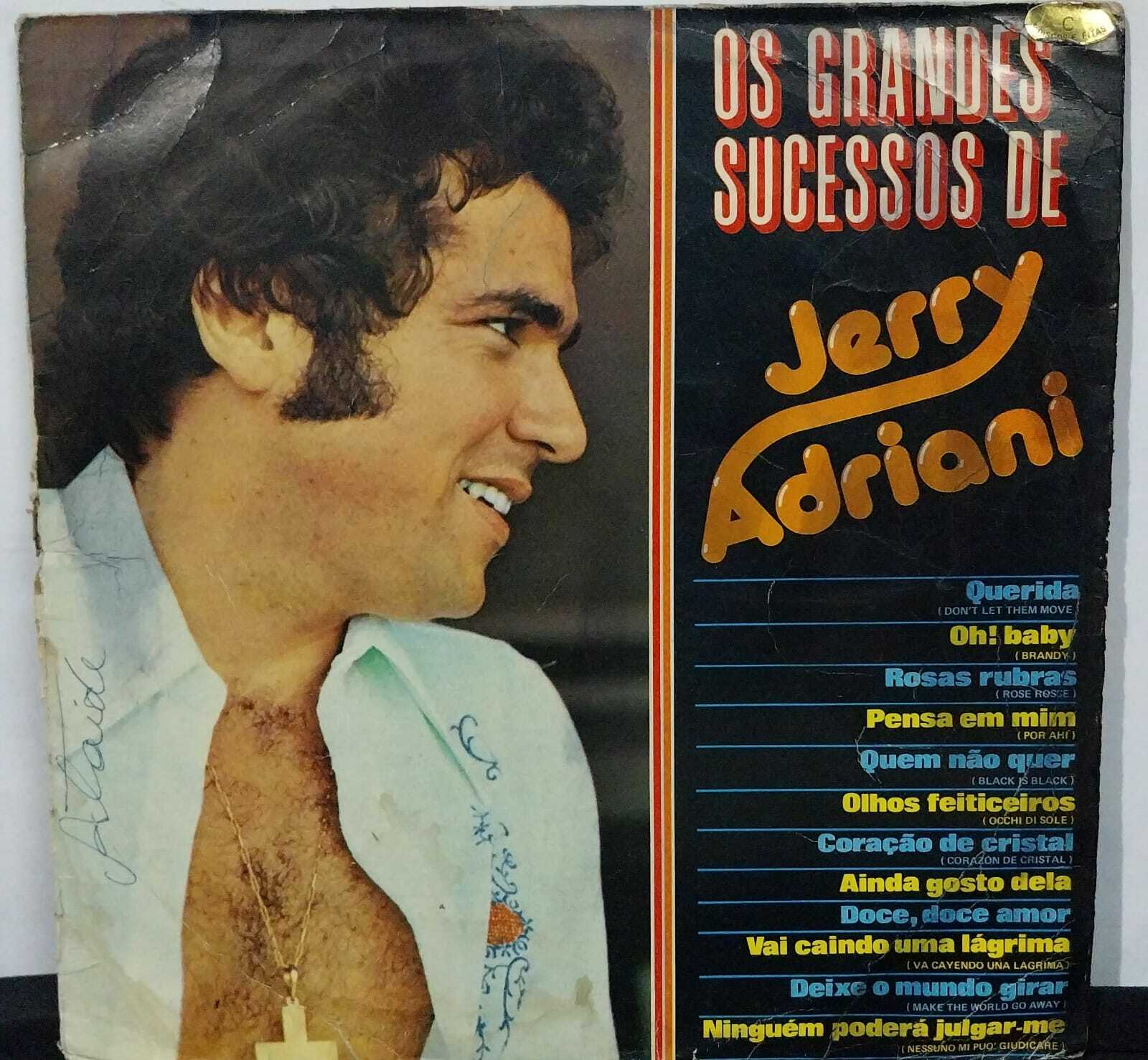 Vinil - Jerry Adriani - Os Grandes Sucessos de Jerry Adriani