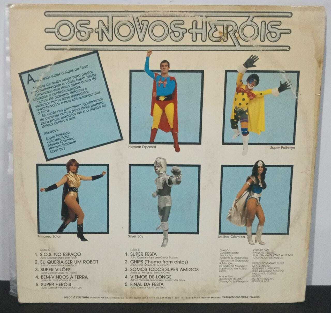 Vinil - Novos Heróis Os - 1983