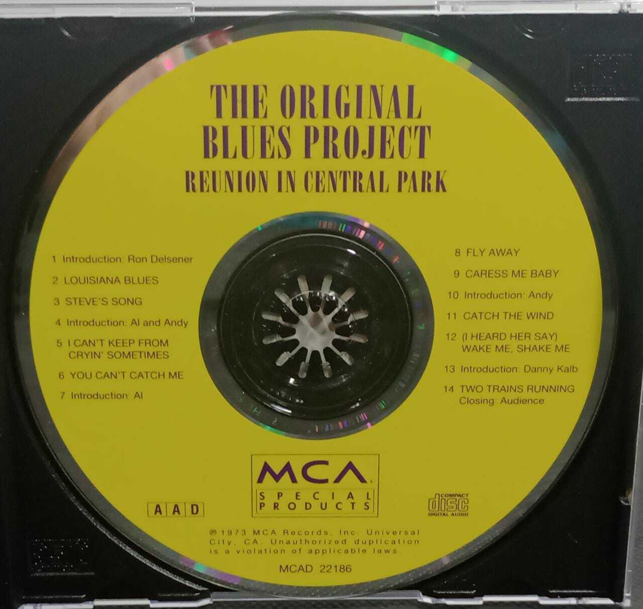 CD - Original Blues Project The - Reunion In Central Park (usa)