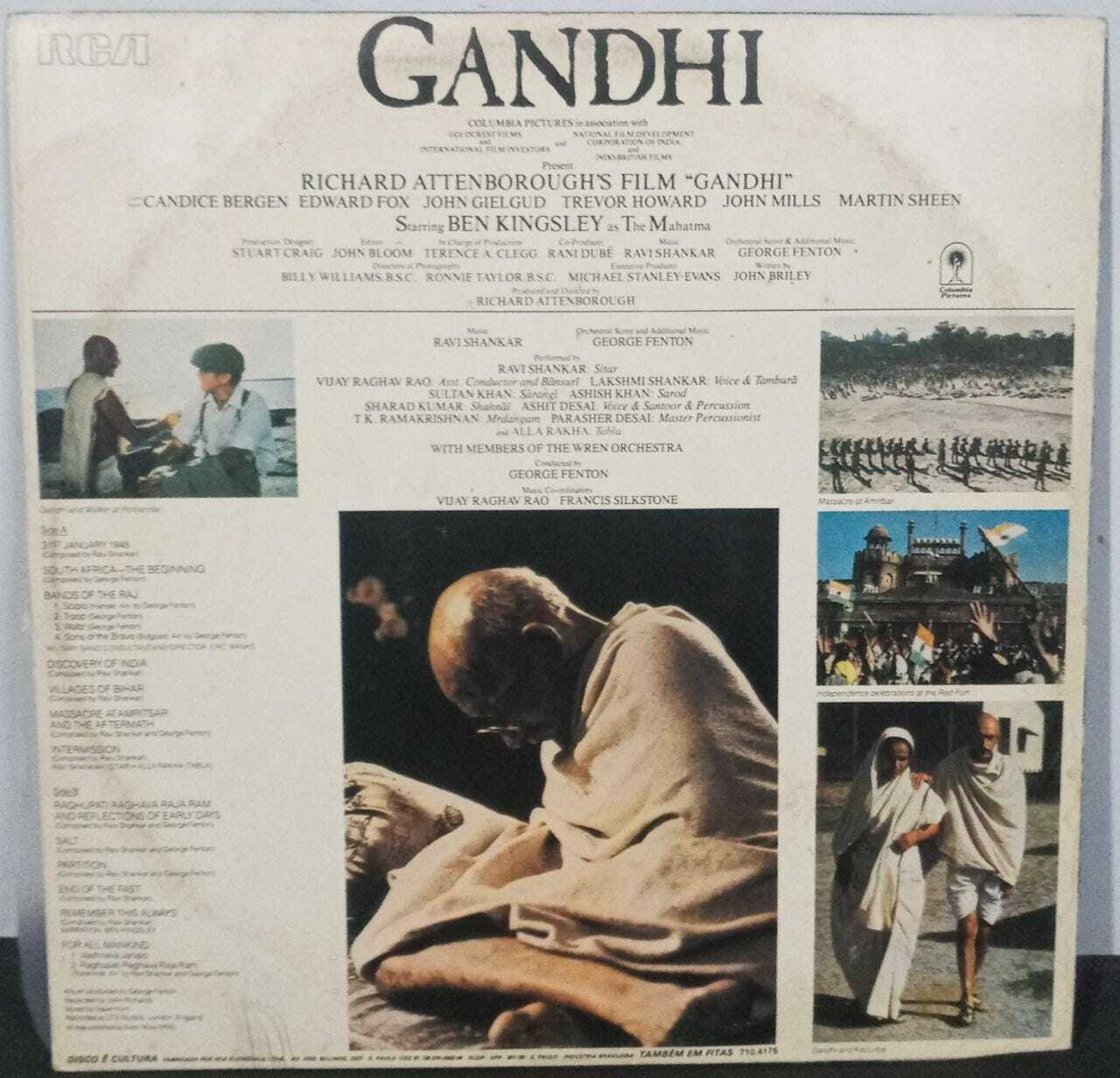 Vinil - Gandhi - Music from the Original Motion Picture Soundtrack (Ravi Shankar and George Fentom)