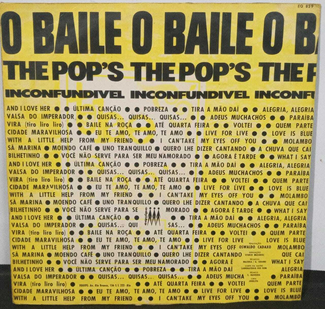 Vinil - Pops The - O Baile Inconfundível