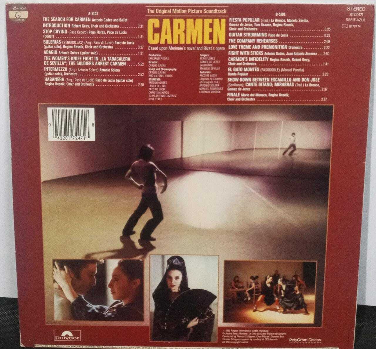 Vinil - Carmen - The Original Motion Picture Soundtrack