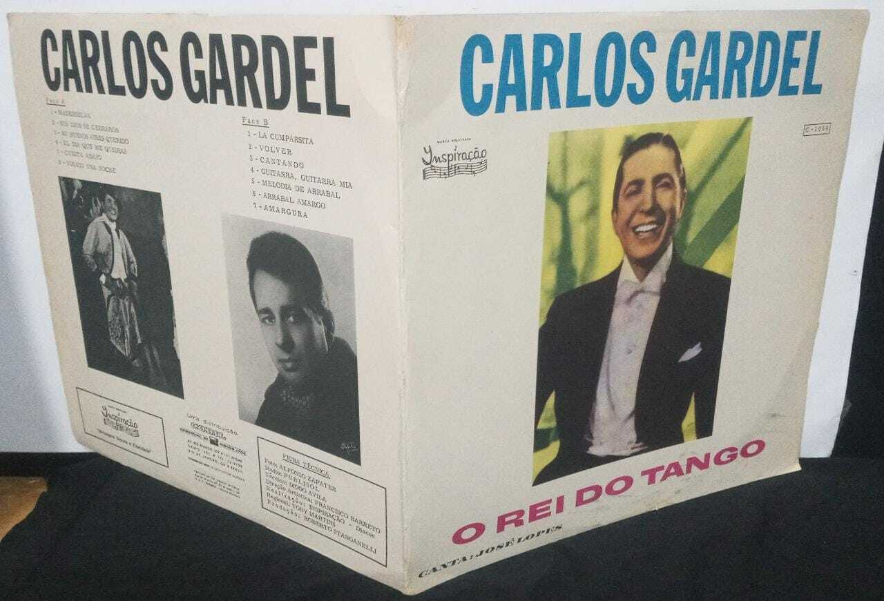Vinil - Carlos Gardel  - O Rei Do Tango Canta Jose Lopes