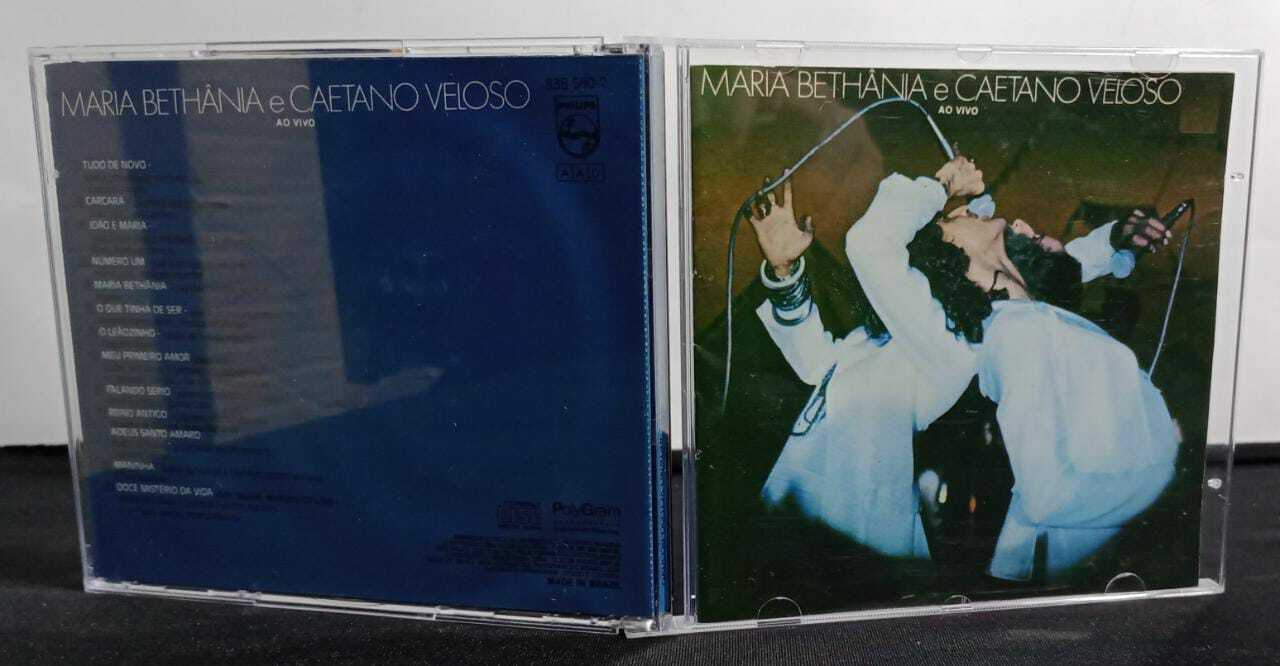 CD - Maria Bethania e Caetano Veloso - Ao Vivo