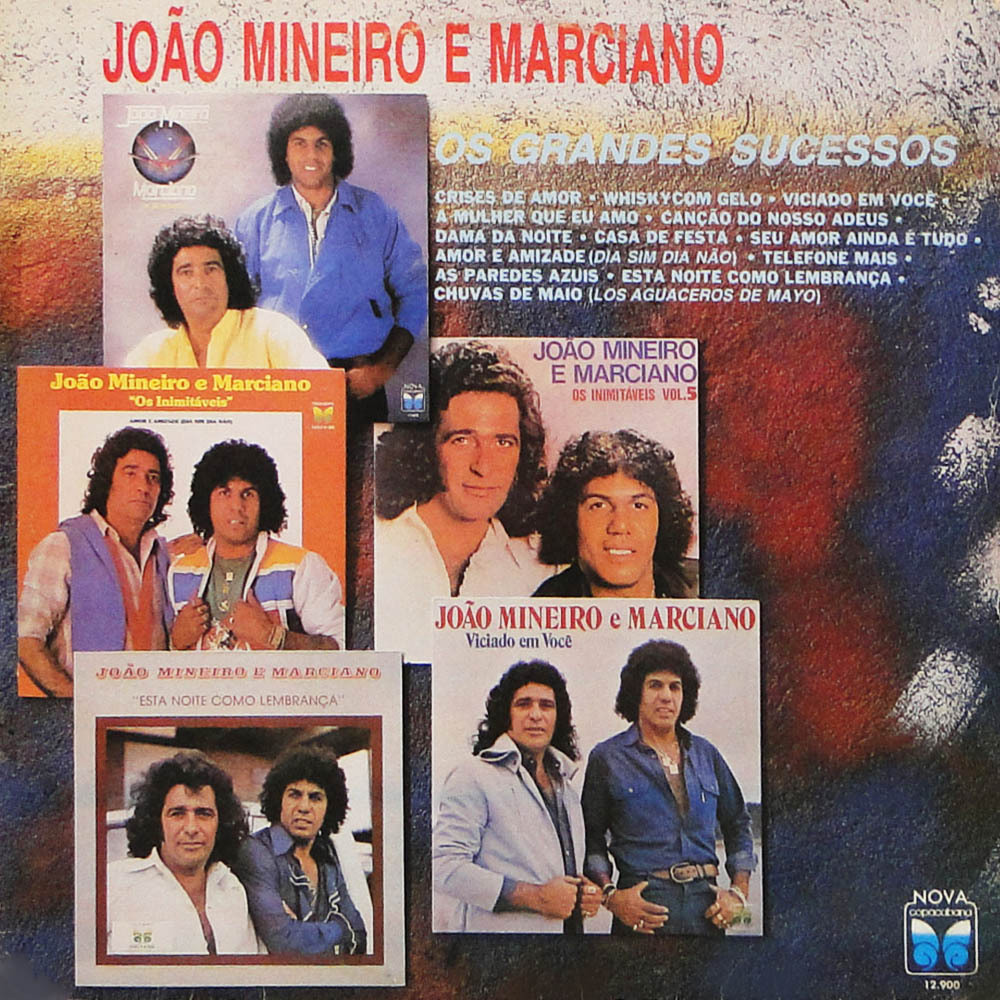 Vinil - João Mineiro e Marciano - Os Grandes Sucessos