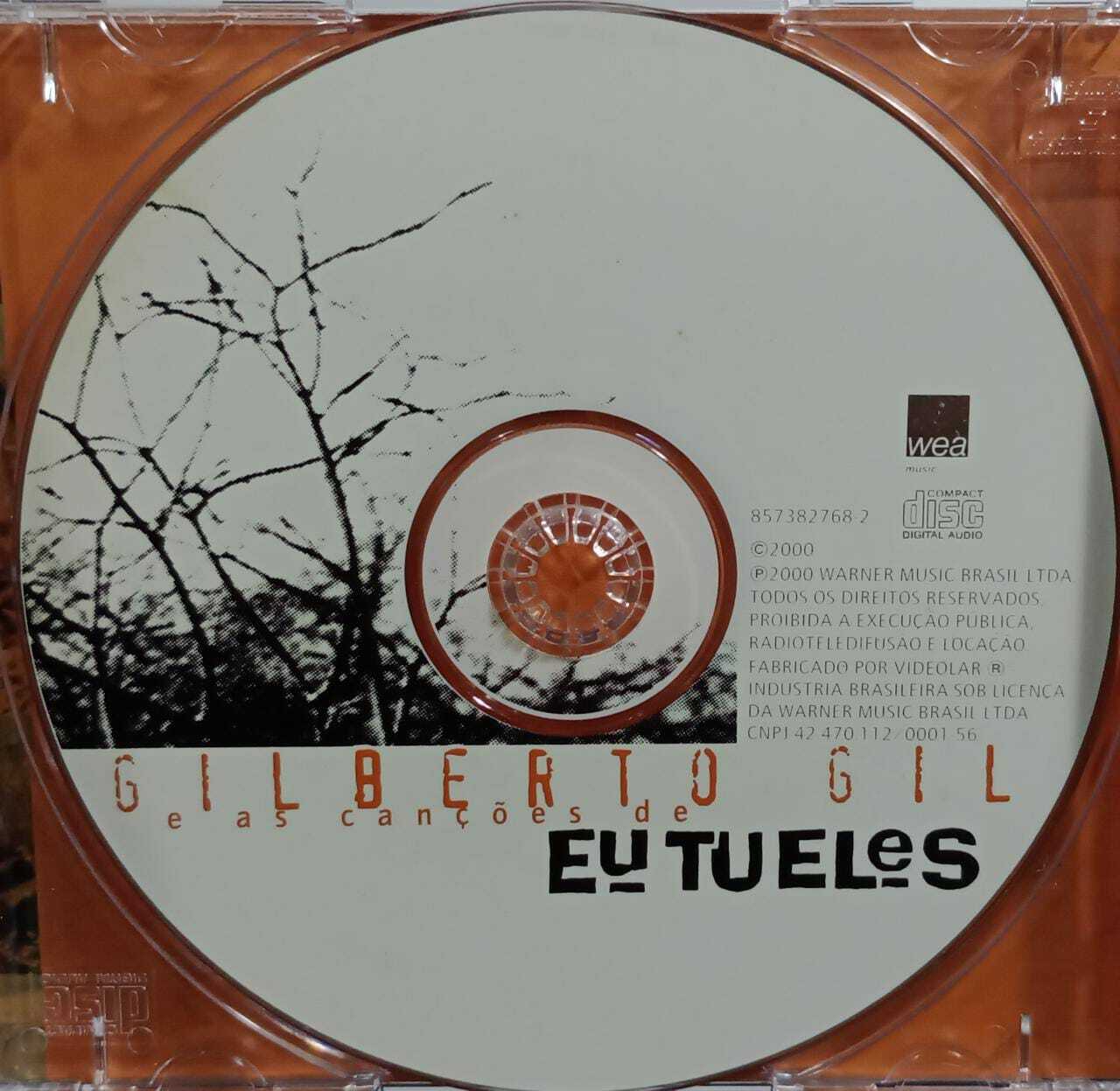 CD - Gilberto Gil - As Canções de Eu Tu Eles