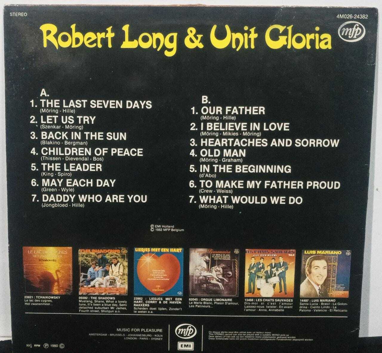 Vinil - Robert Long and Unit Gloria - The Best Of (Holland)