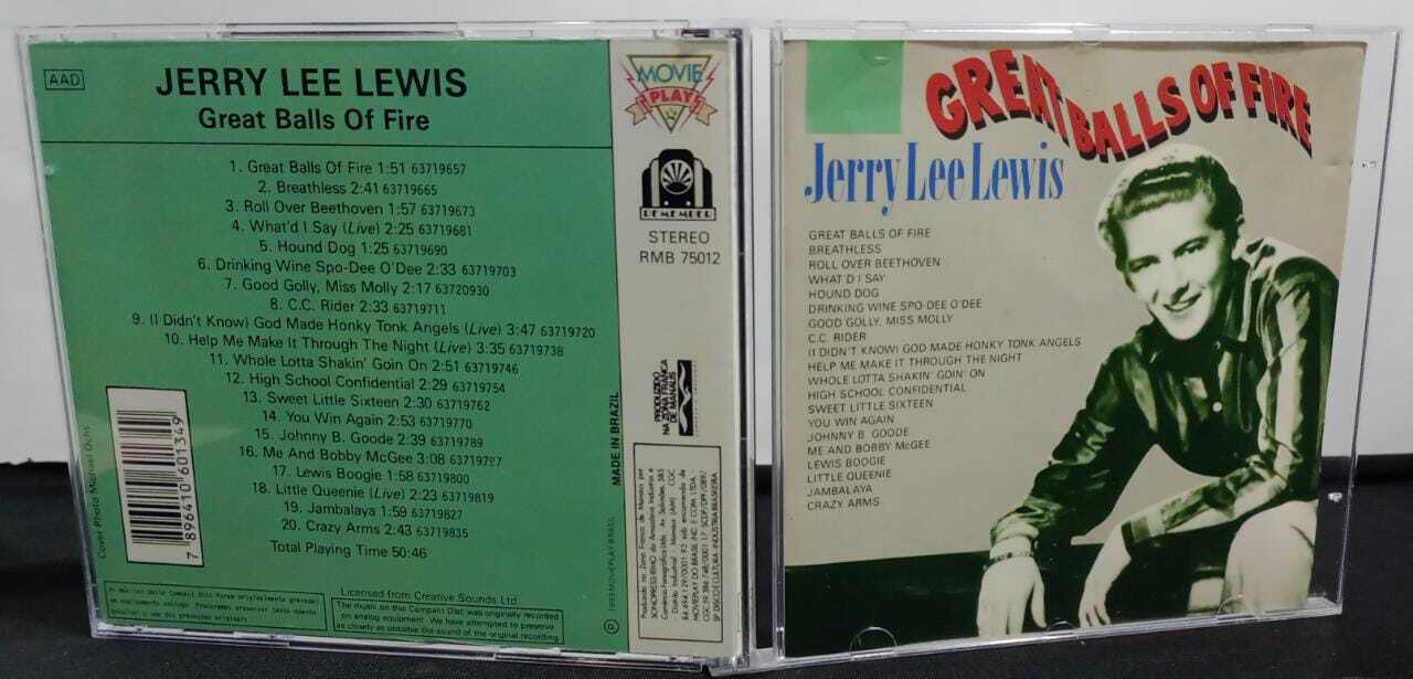 CD - Jerry Lee Lewis - Great Balls Of Fire
