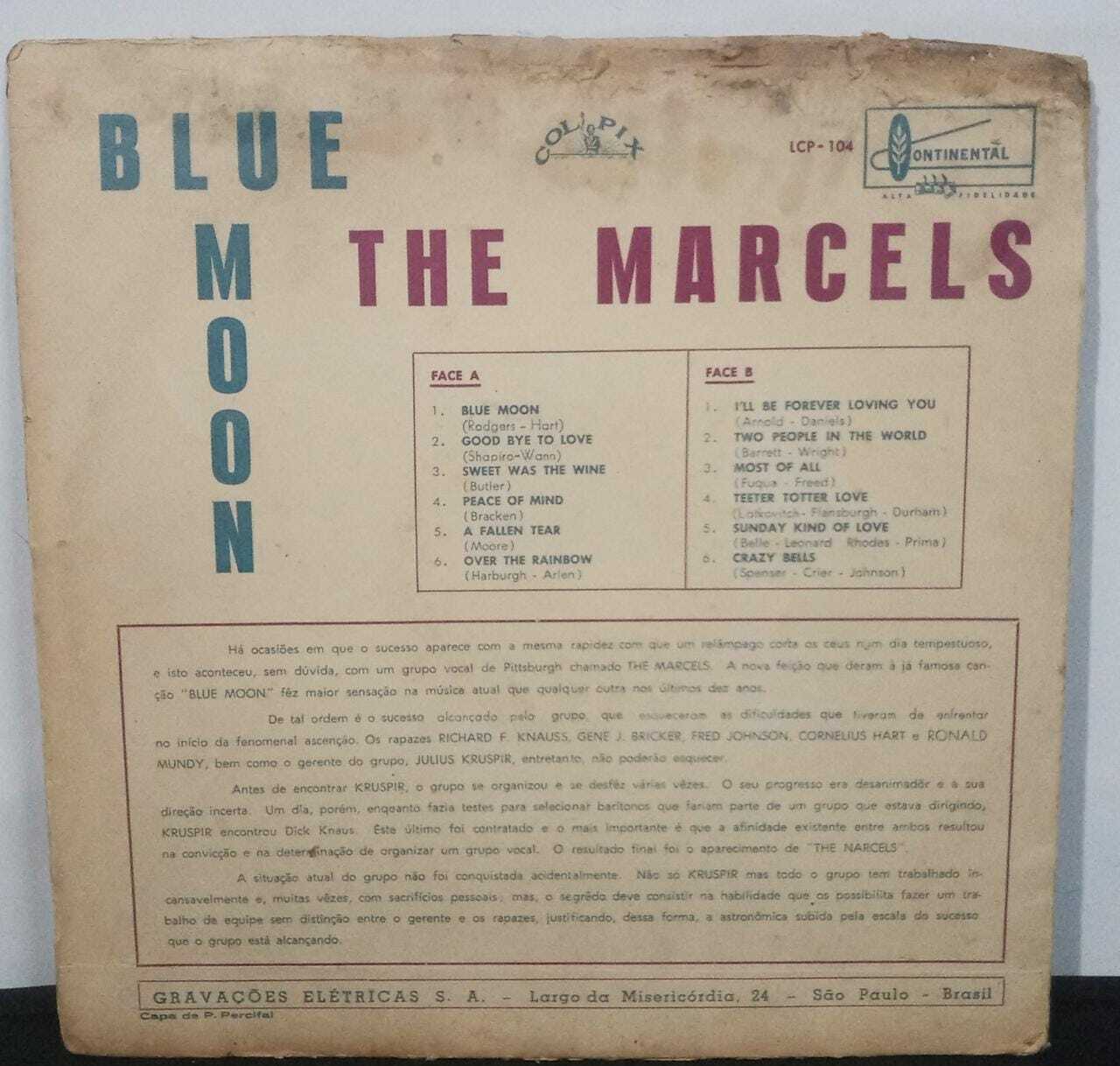 Vinil - Marcels The - Blue Moon