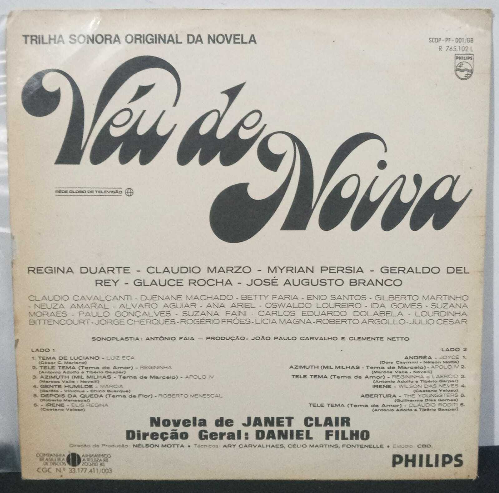 Vinil - Veu De Noiva - Trilha Sonora Original Da Novela