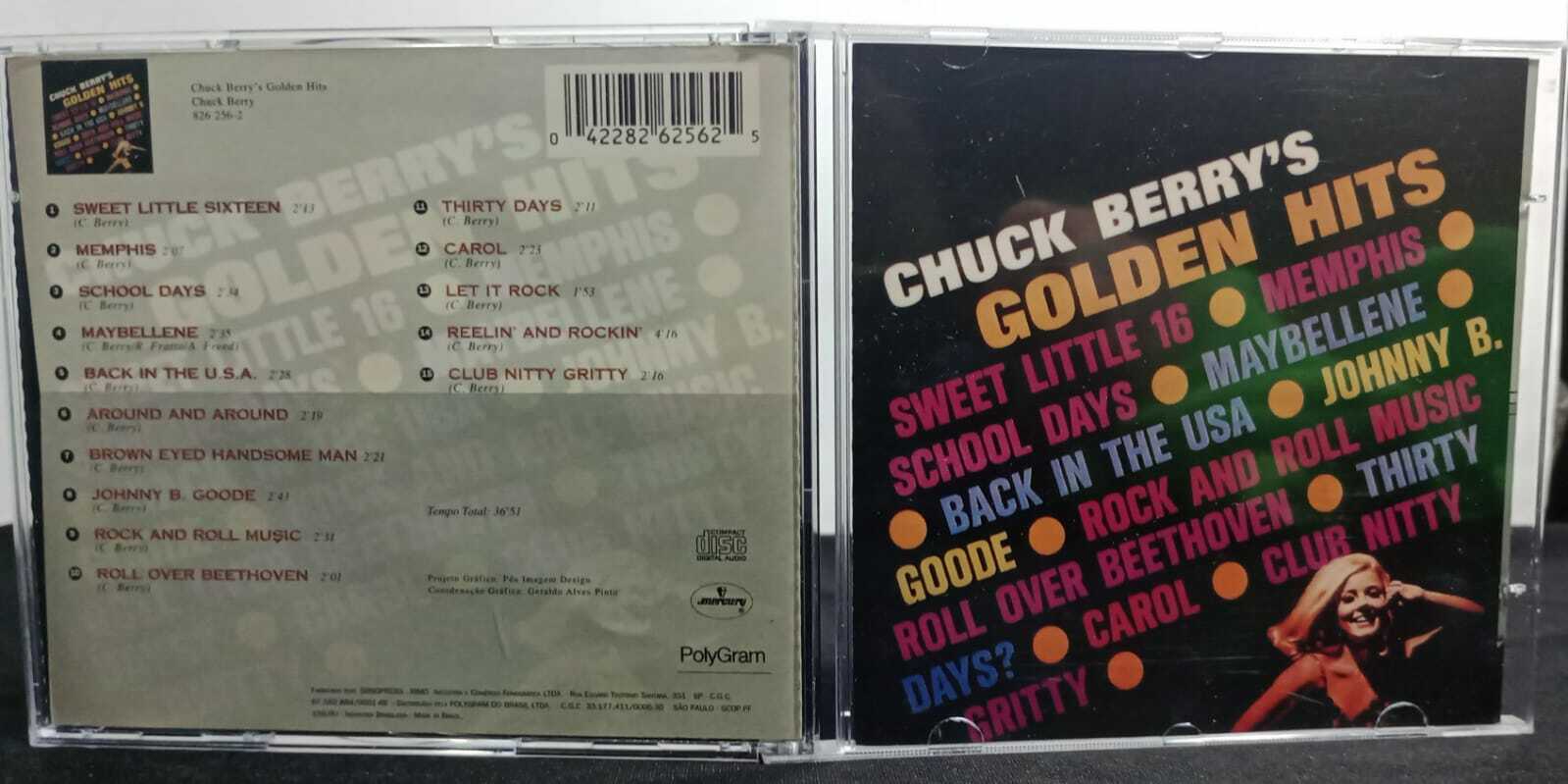 CD - Chuck Berry - Chuck Berrys Golden Hits - Le Disque Dor