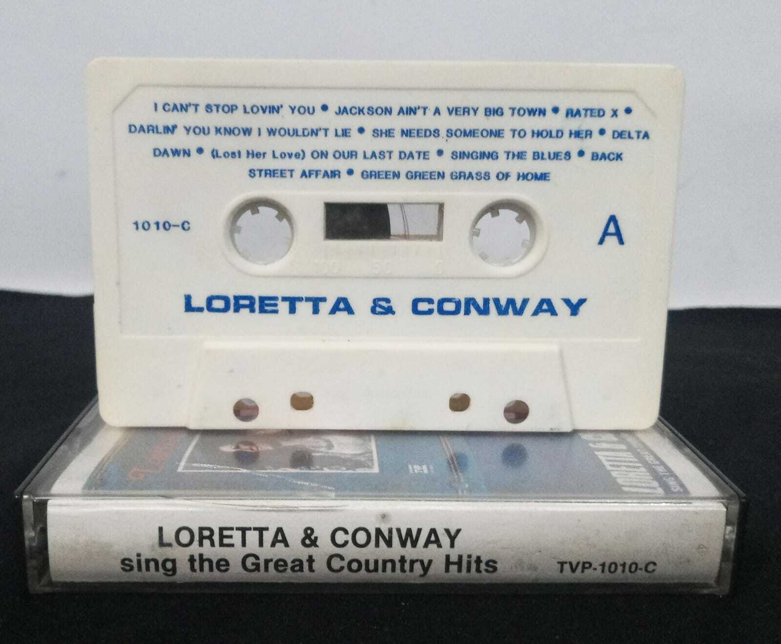 Fita K7 - Loretta and Conway - Sing The Great Country Hits (usa)