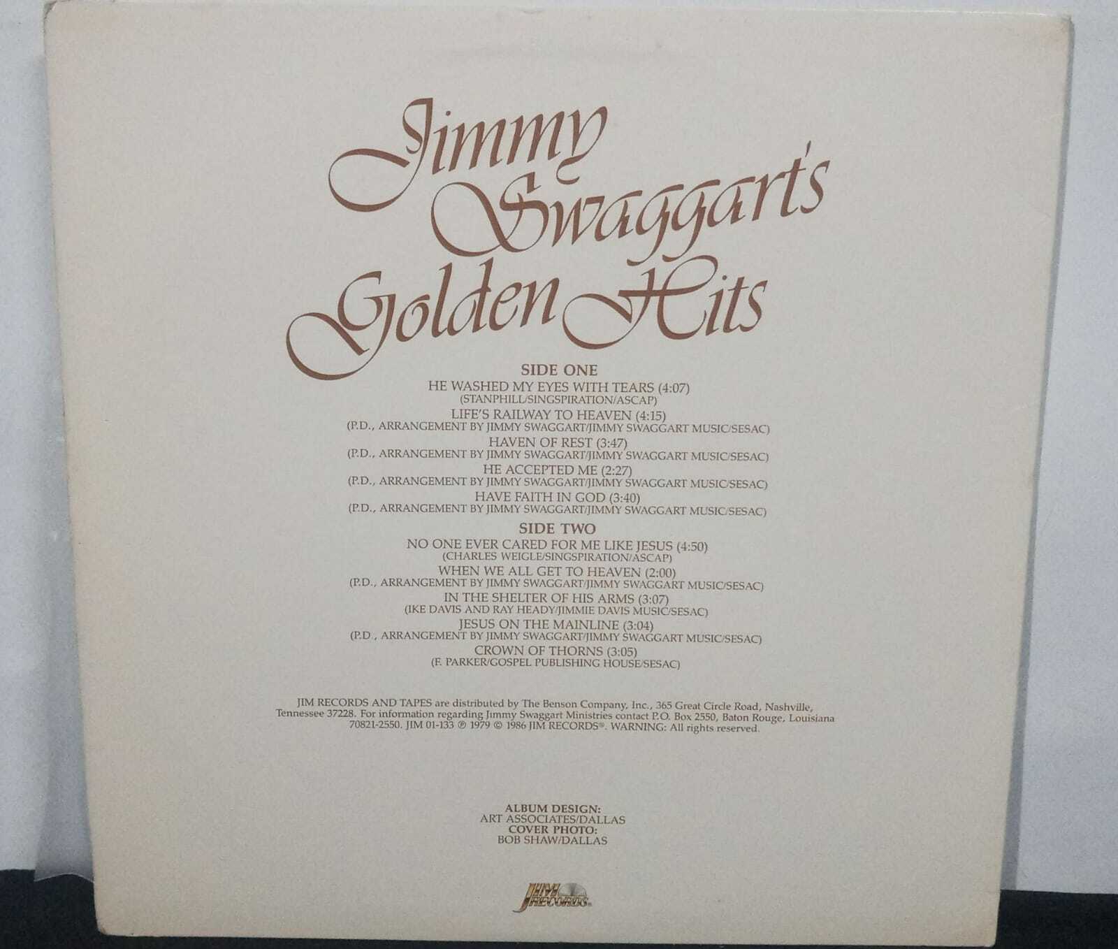 Vinil - Jimmy Swaggarts- Golden Hits - Volume 2 (usa)