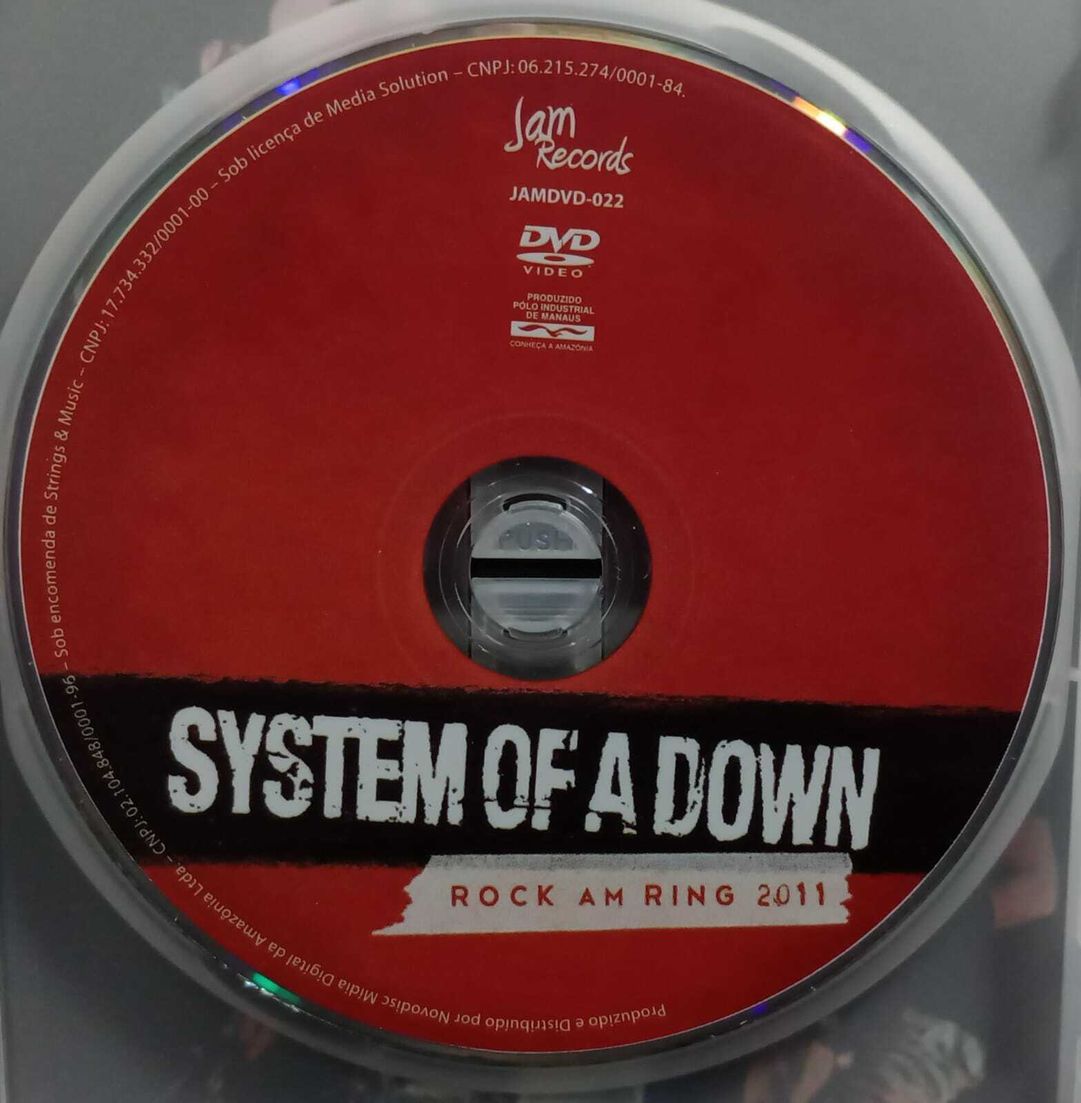 DVD - System Of A Down - Rock Am Ring 2011