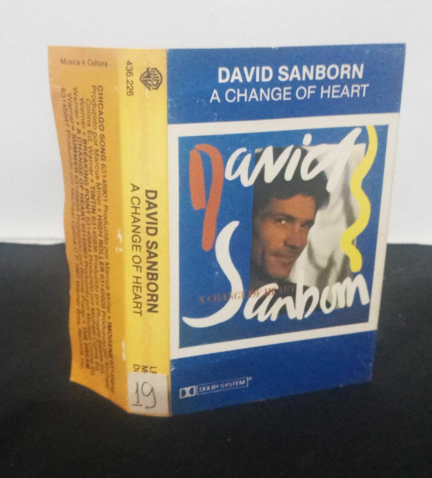 Fita K7 - David Sanborn - A Change Of Heart