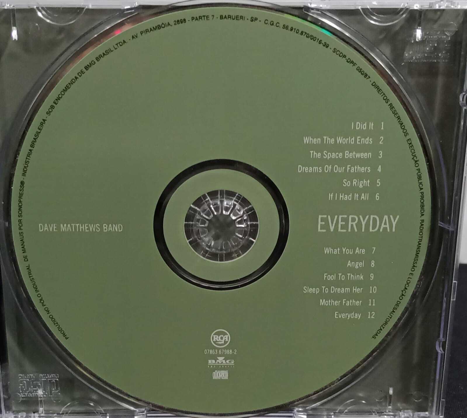 CD - Dave Matthews band - Everyday