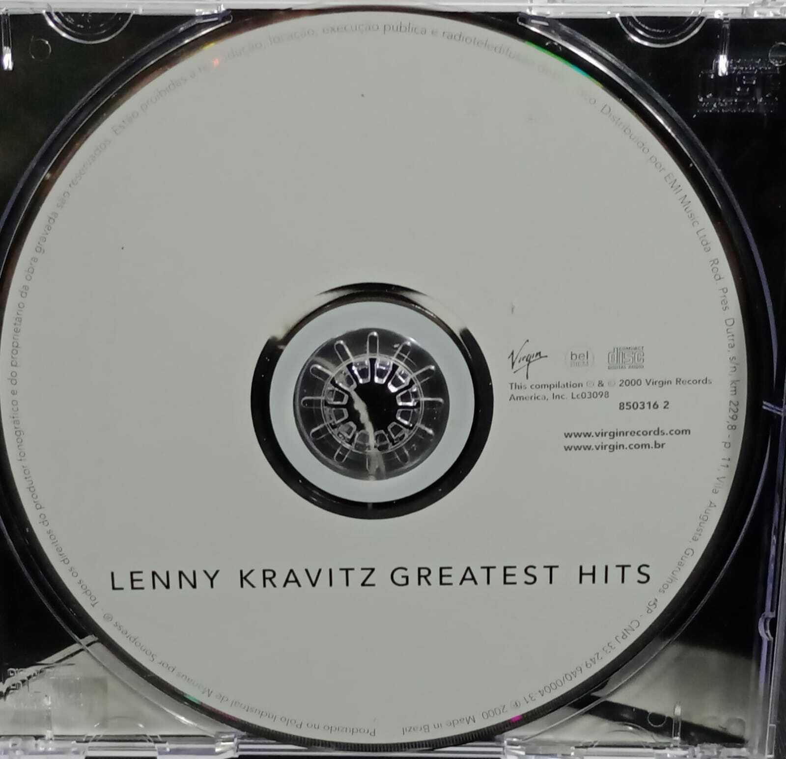 CD - Lenny Kravitz - Greatest Hits