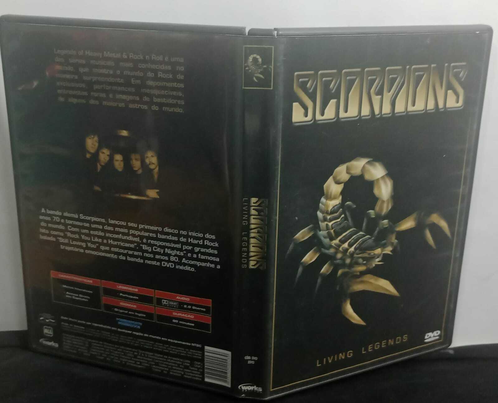 DVD - Scorpions - Living Legends