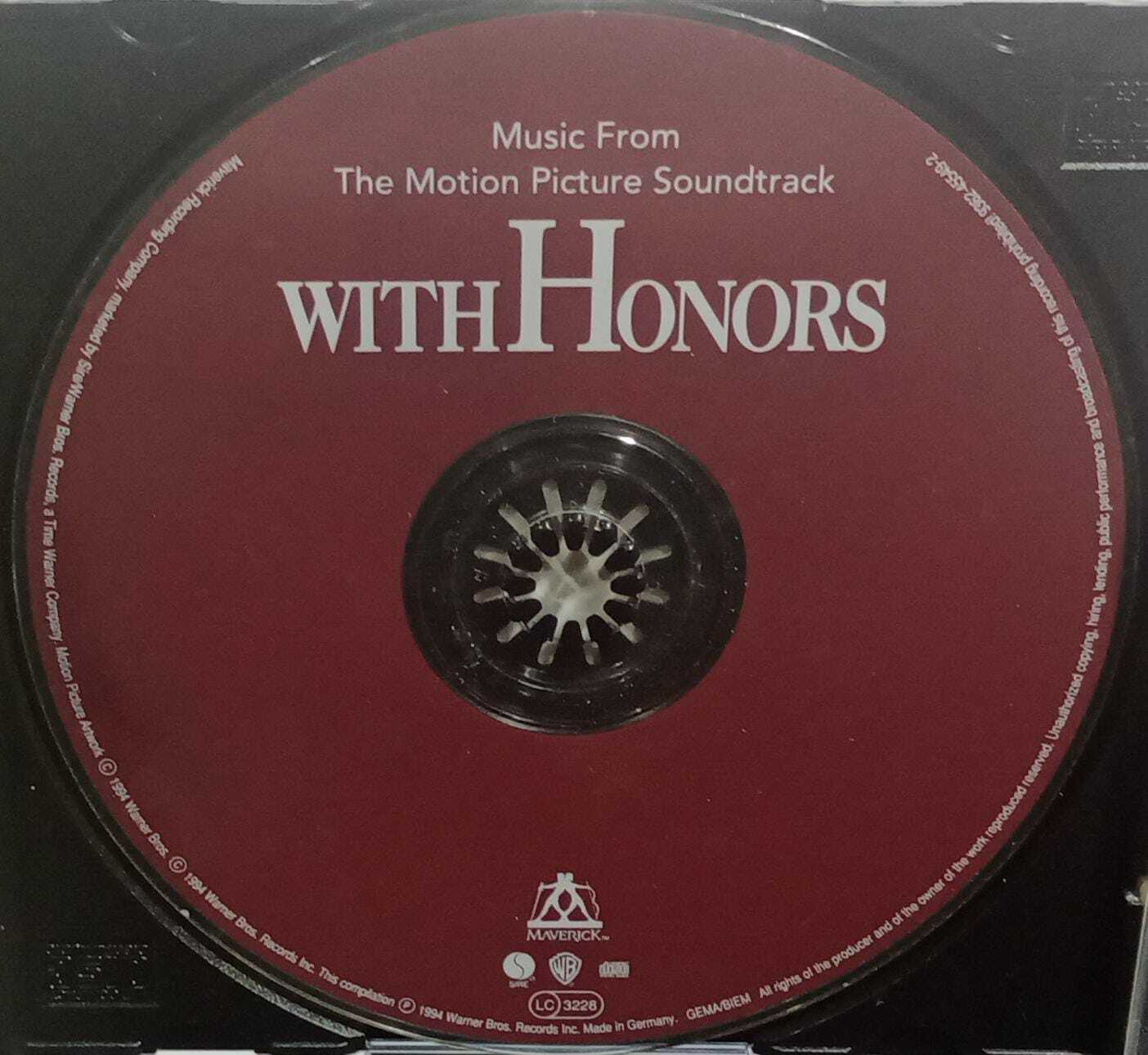 CD - With Honors - Music From The Motion Picture Soundtrack (Germany)