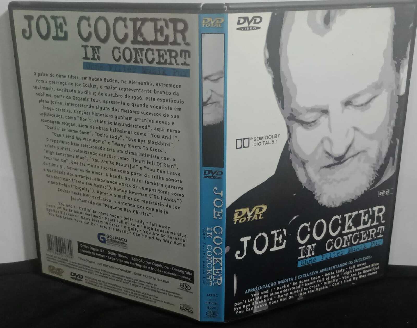 DVD - Joe Cocker - In Concert Ohne Filter Musik Pur