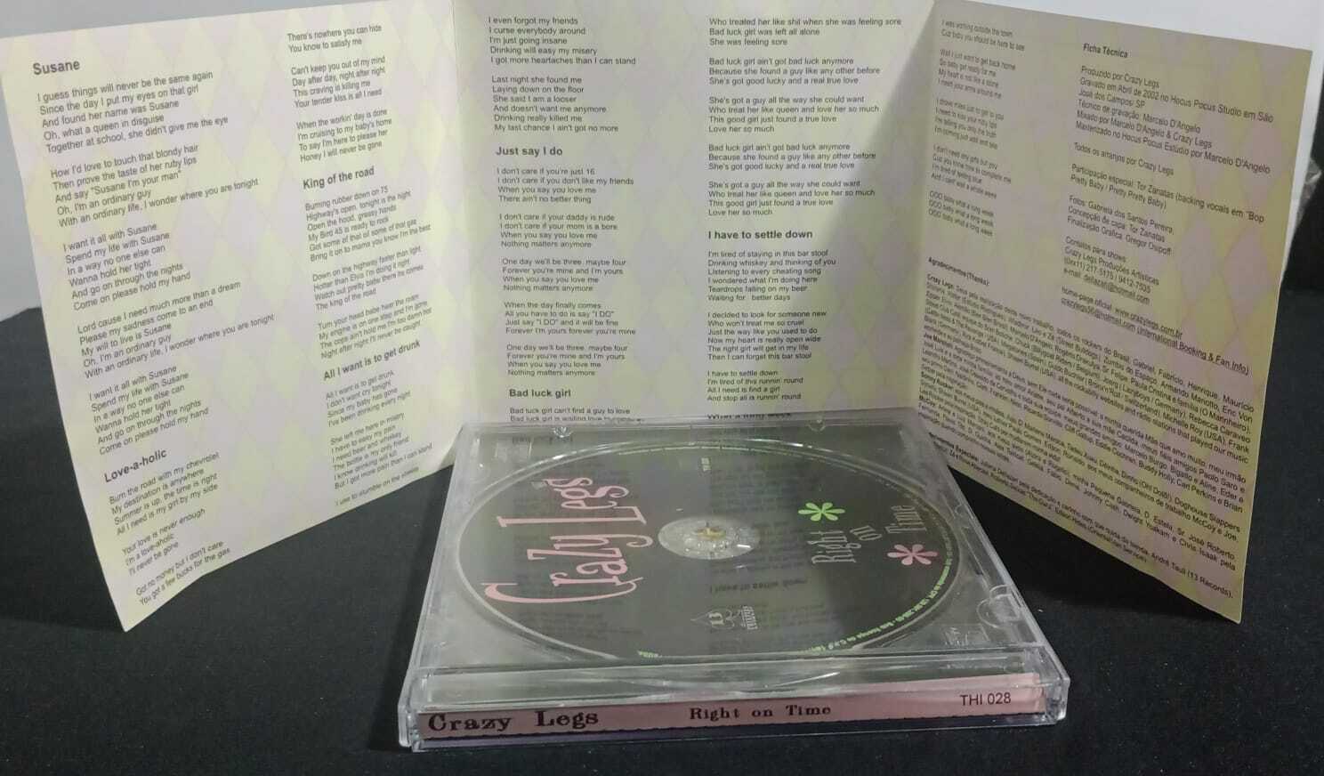 CD - Crazy Legs - Right On Time
