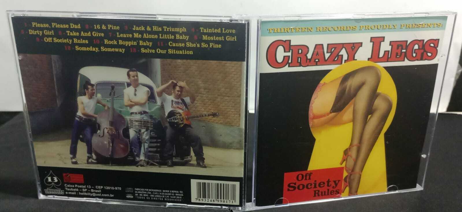 CD - Crazy Legs - Off Society Rules