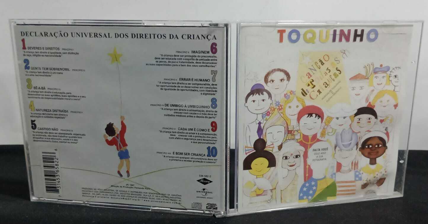 CD - Toquinho - Canção De Todas As Crianças