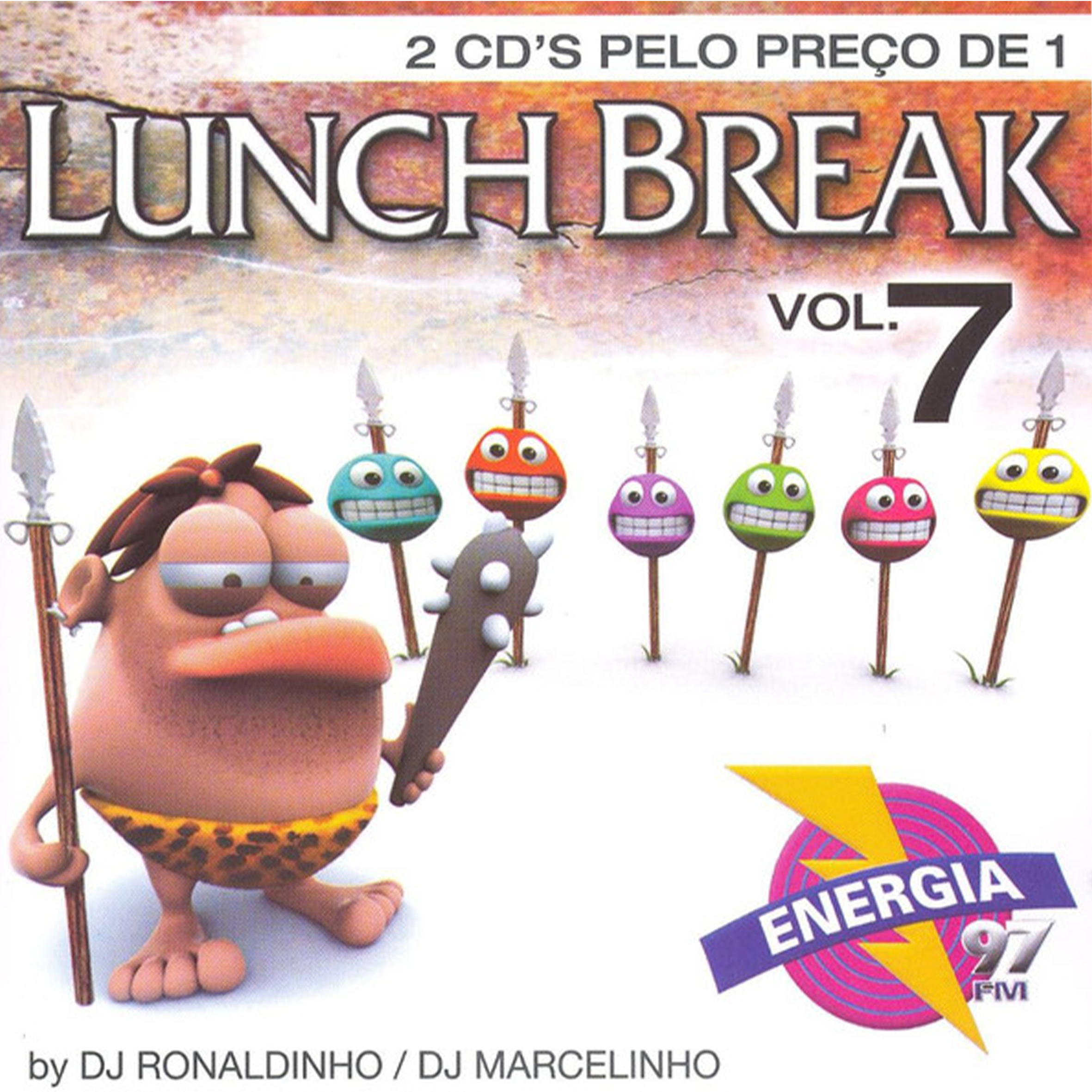 CD - Lunch Break - Vol.7 By DJ Ronaldinho  DJ Marcelinho (Duplo)