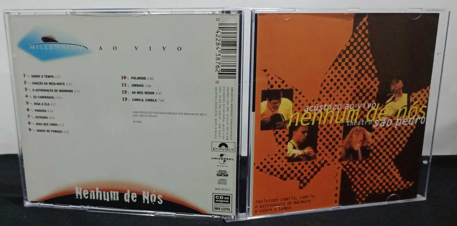 CD - Nenhum De Nos - Acústico Ao Vivo - Theatro São Pedro