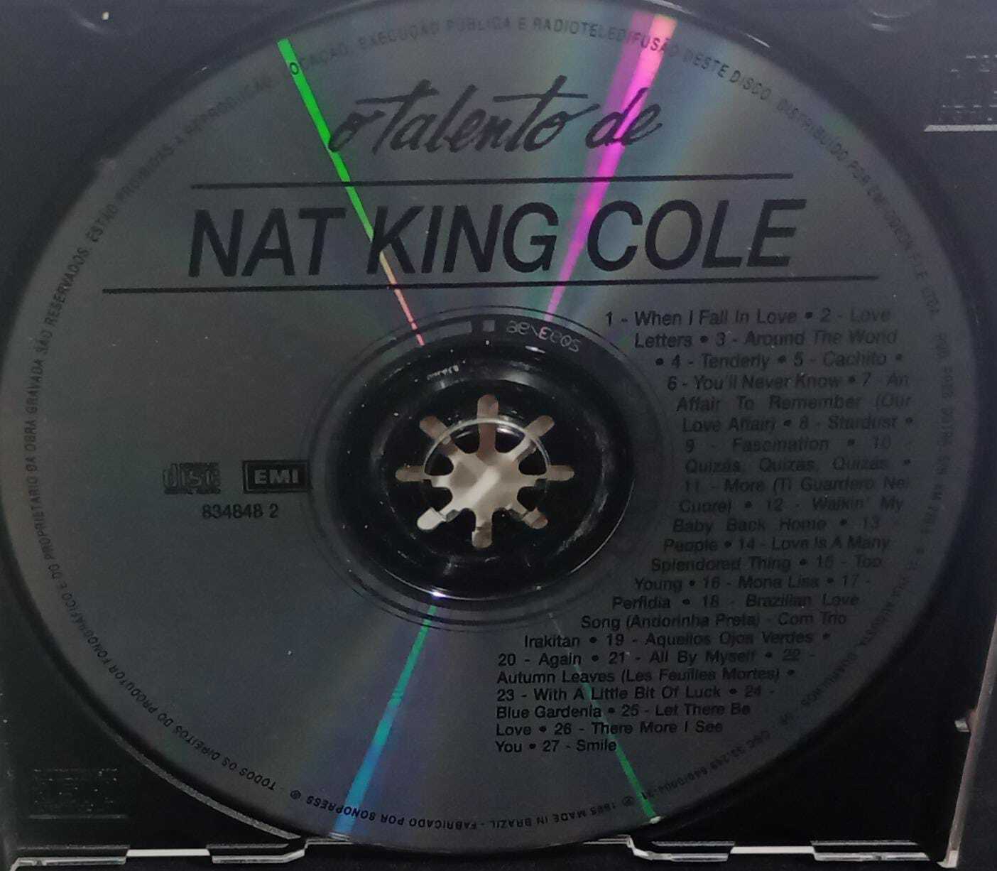 CD - Nat King Cole - O Talento De