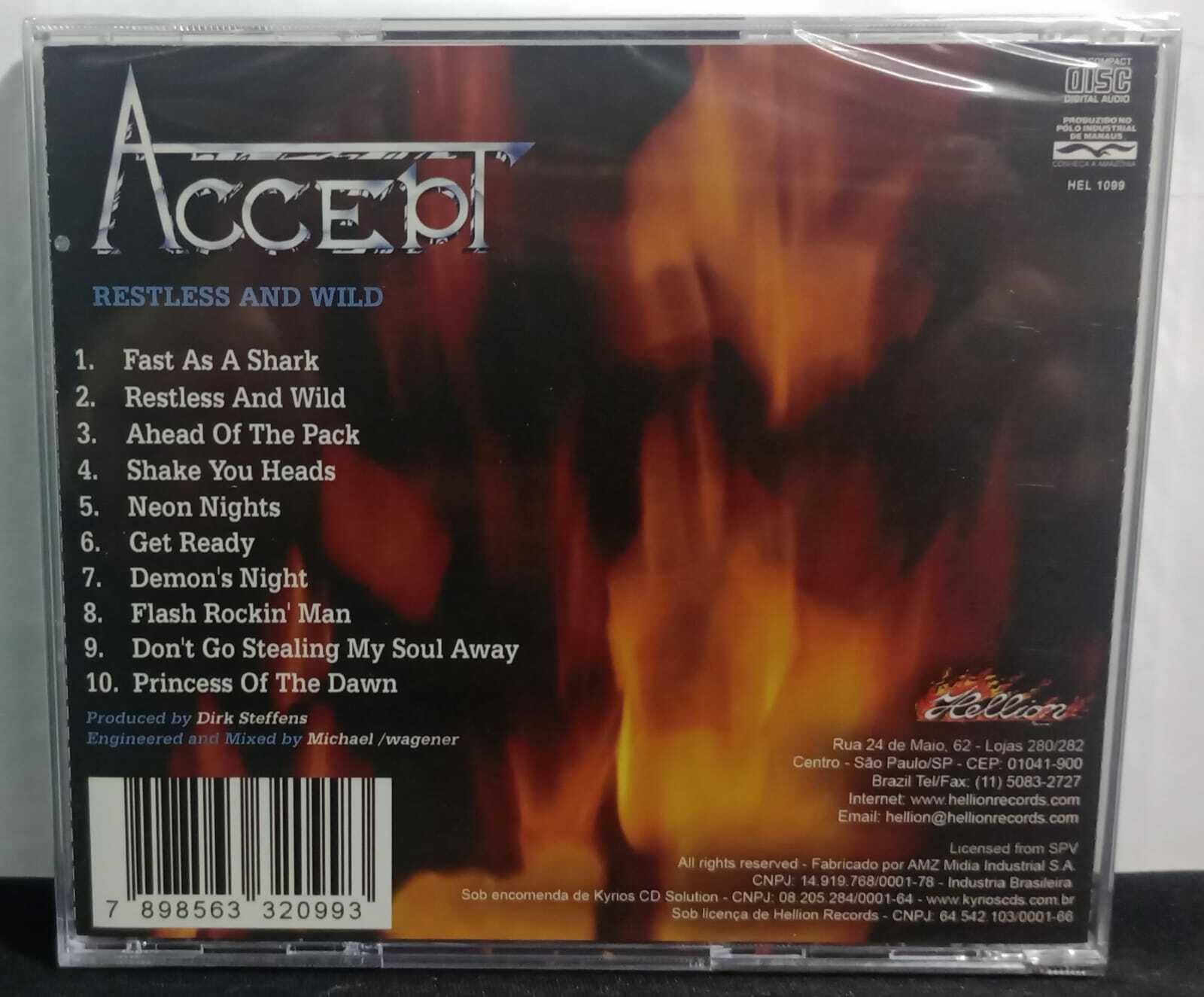 CD - Accept - Restless And Wild (Lacrado)
