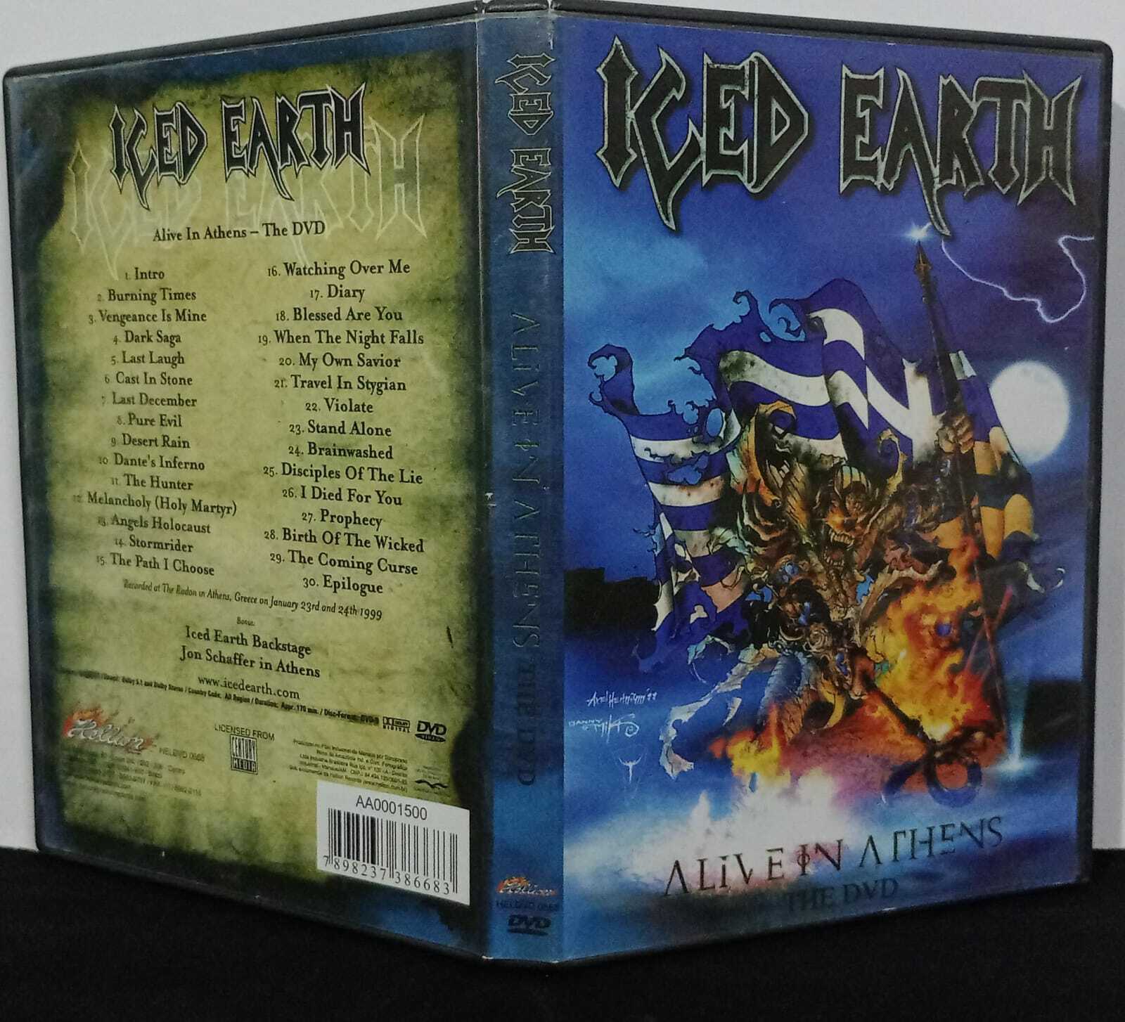 DVD - Iced Earth - Alive In Athens