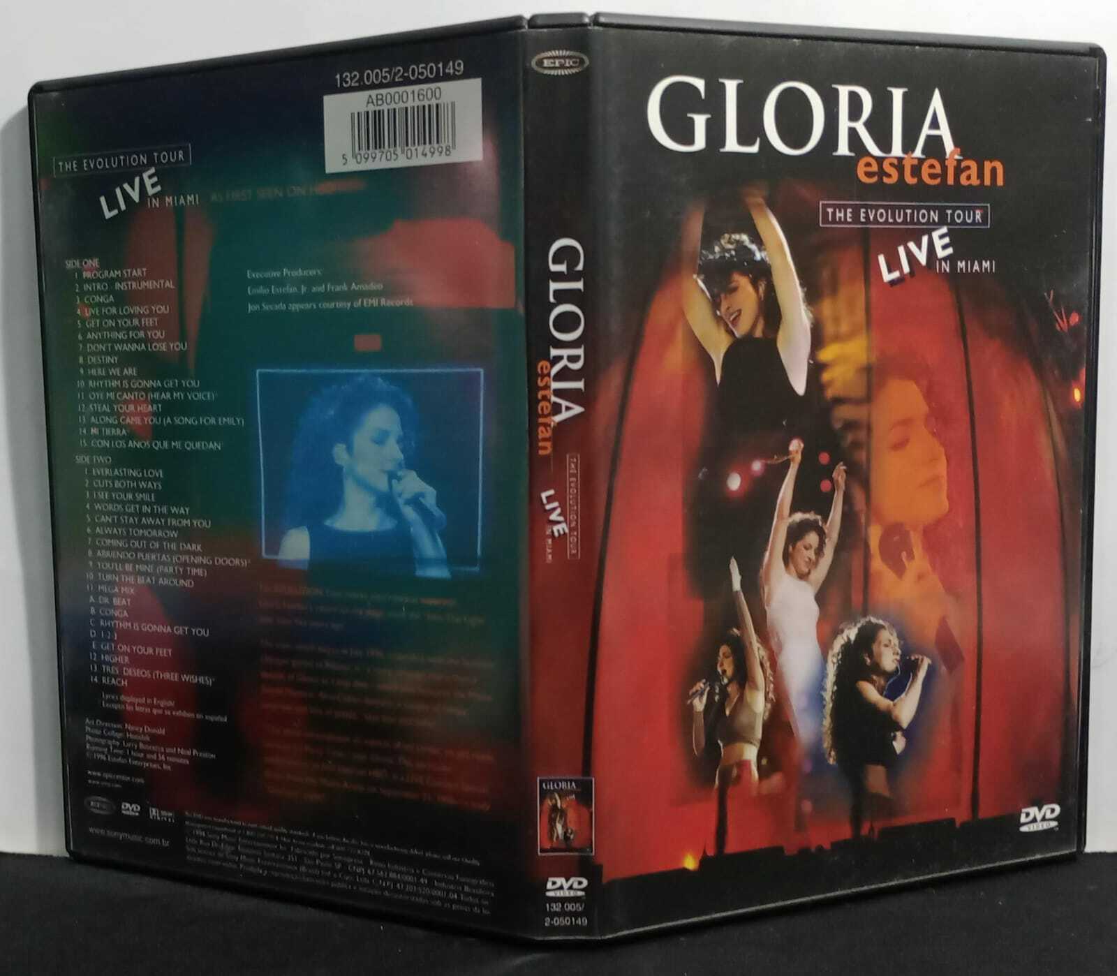 DVD - Gloria Estefan - The Evolution Tour - Live In Miami