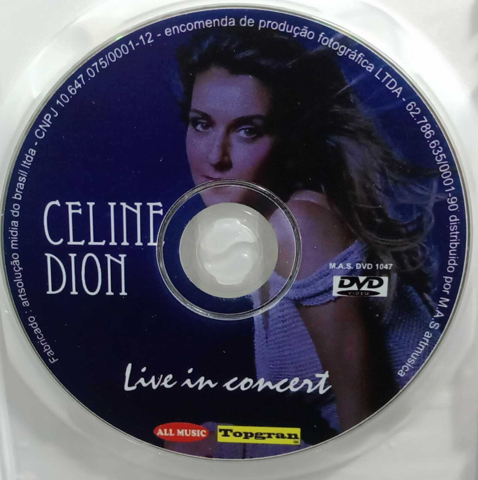 DVD - Celine Dion - Live in Concert