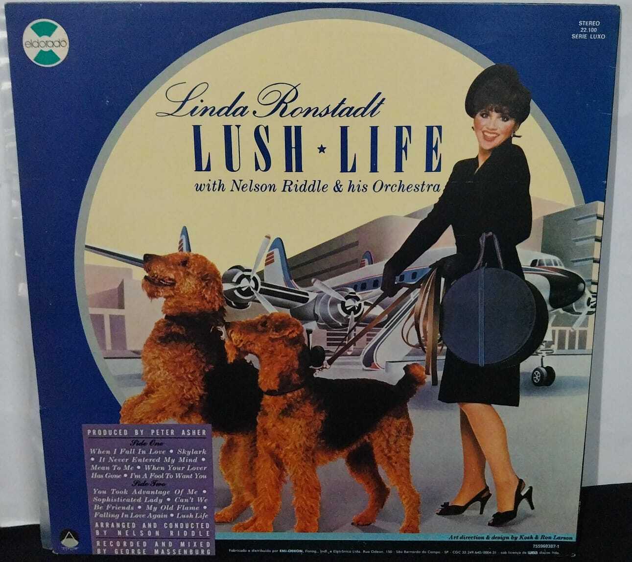 Vinil - Linda Ronstadt with Nelson Riddle and His Orchestra - Lush Life