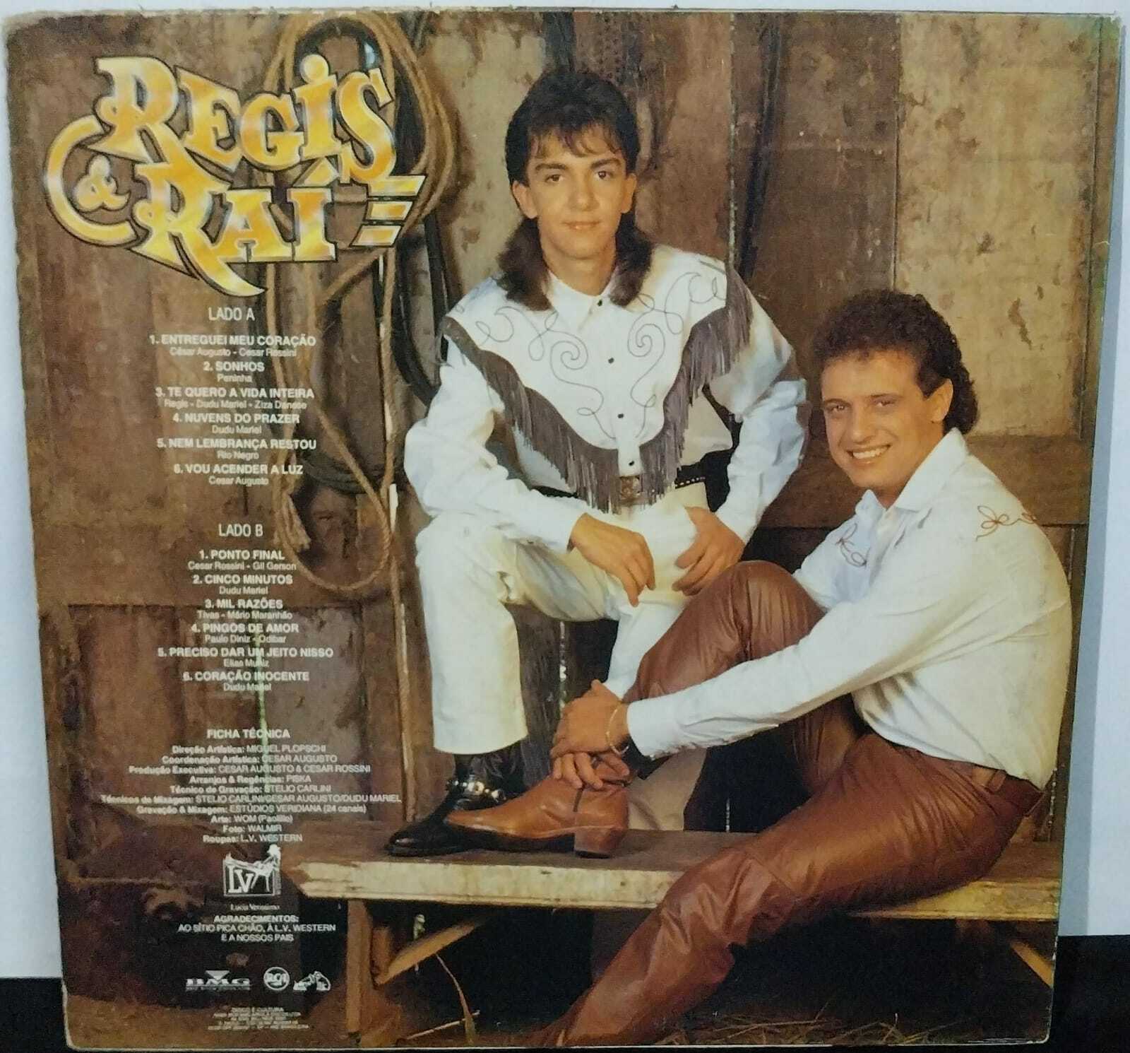Vinil - Regis e Raí - 1991