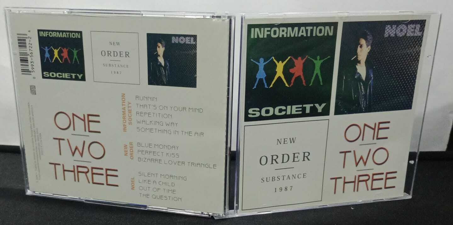 CD - One Two Three - Information Society , Noel and New Order