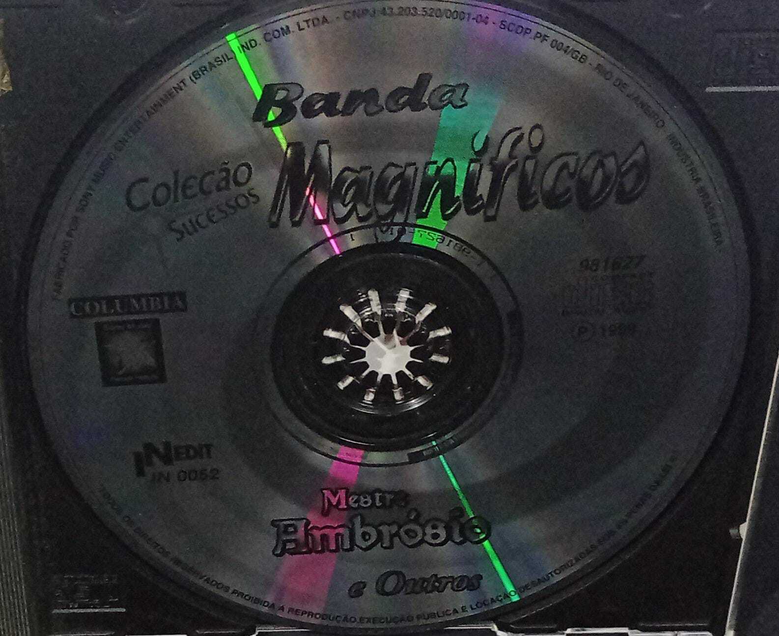 CD - Coleção sucessos - Banda Magnificos
