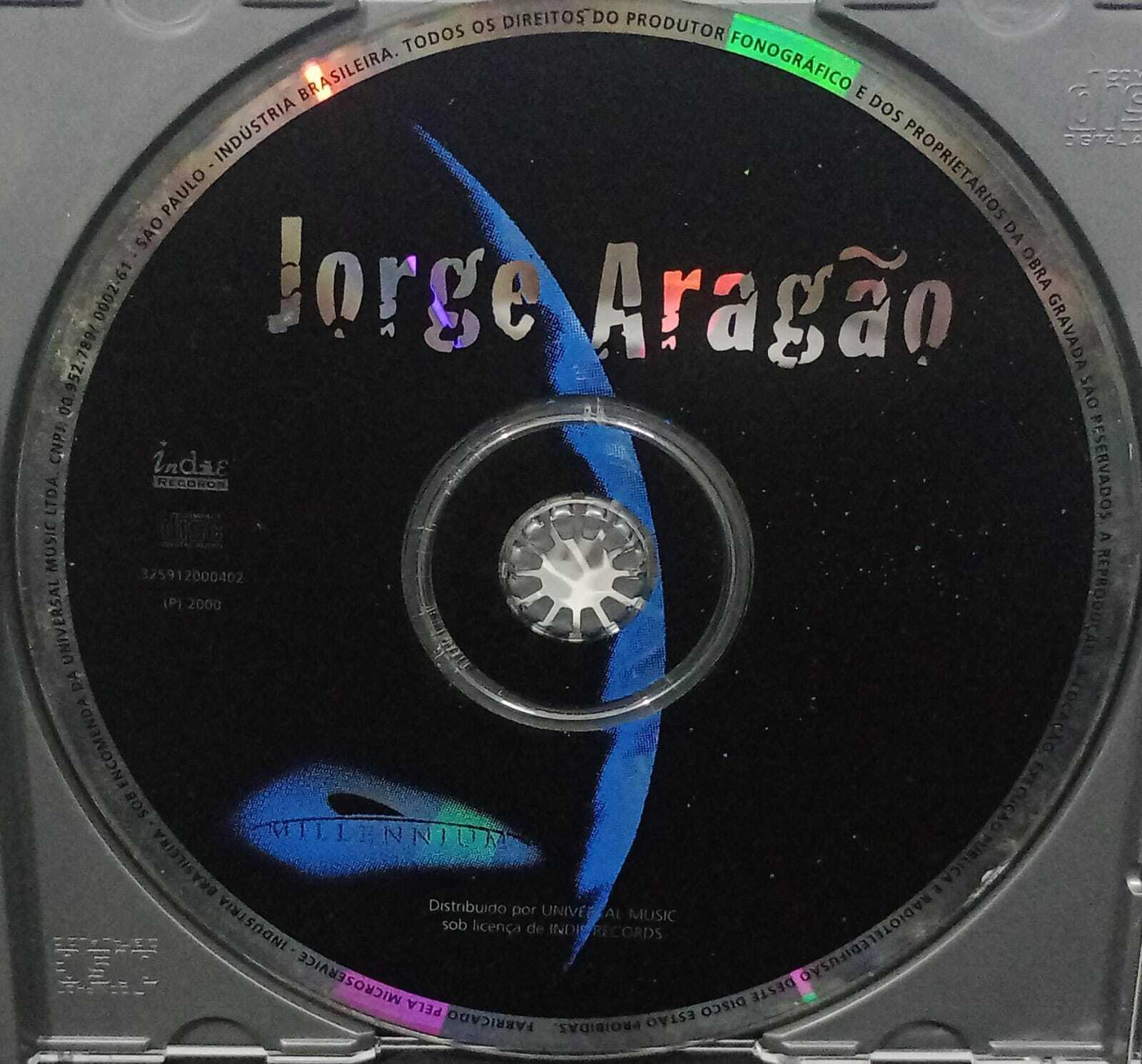 CD - Jorge Aragão - Millennium - 20 Músicas Do Século XX