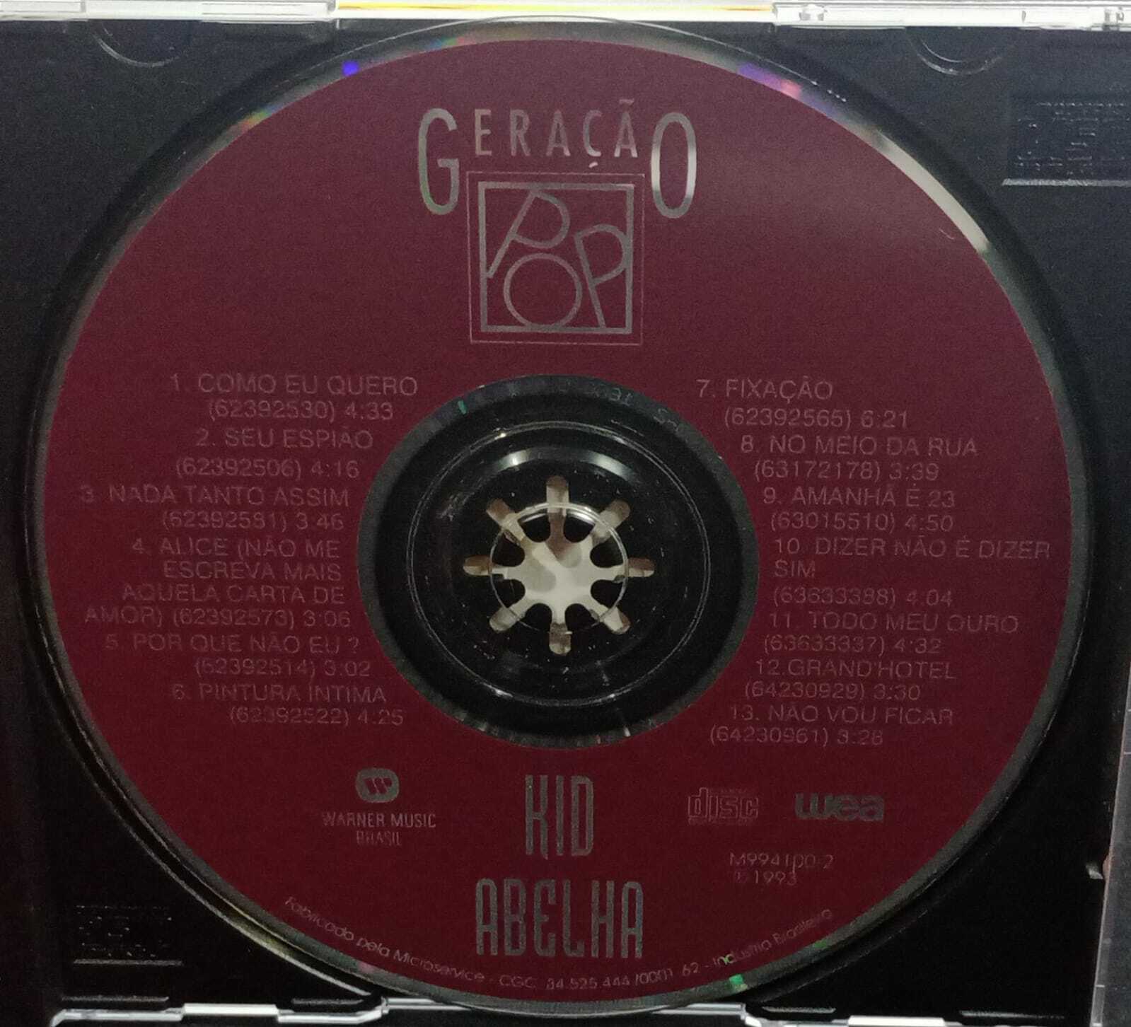 CD - Kid Abelha - Geração Pop