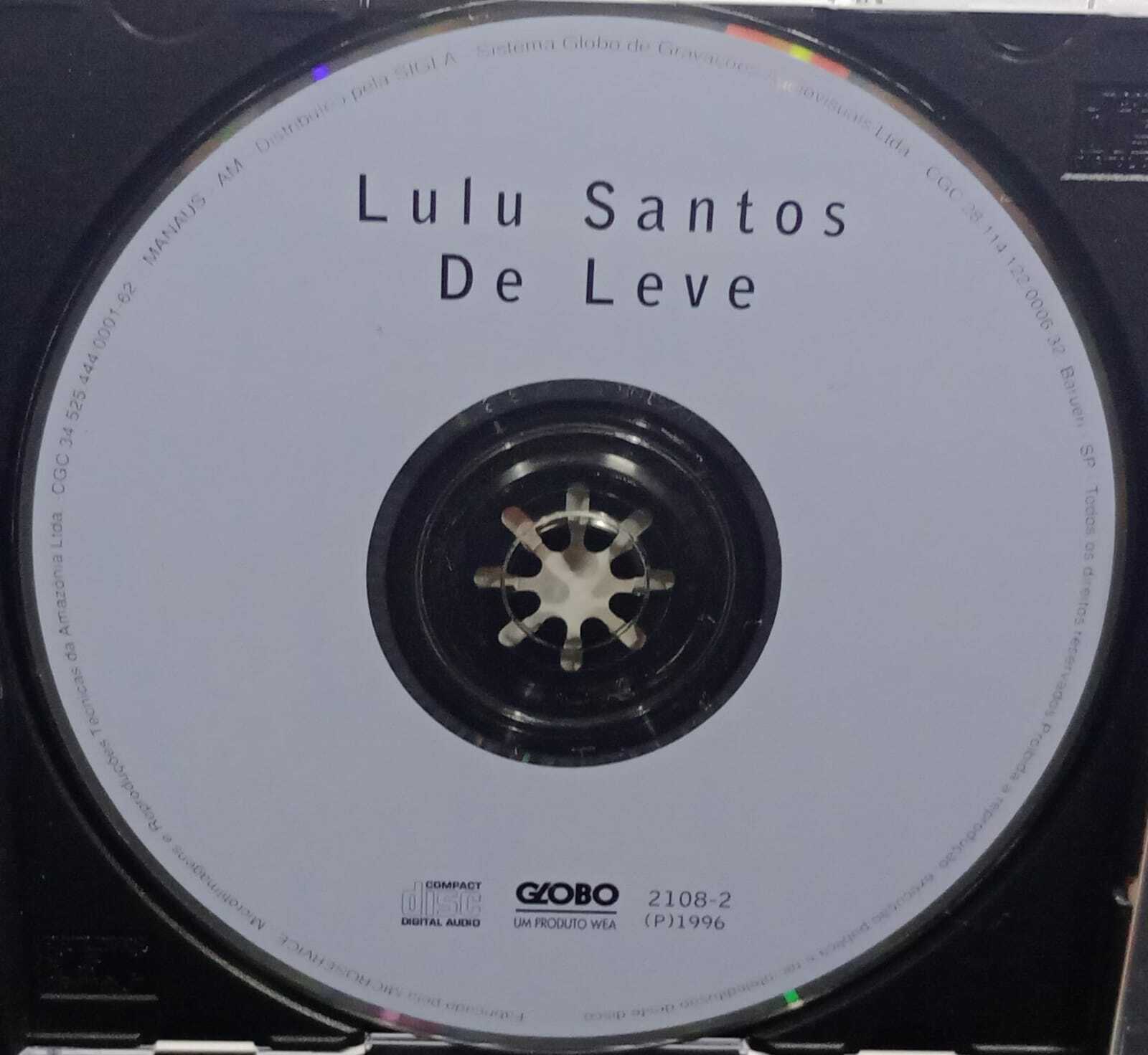 CD - Lulu Santos - De Leve