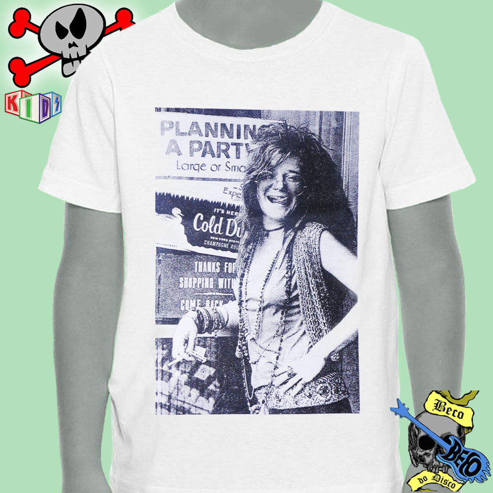 Camiseta - Janis Joplin - eq136