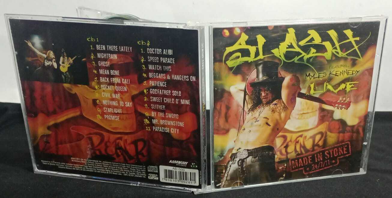 CD - Slash - Live Made In Stoke (Duplo)