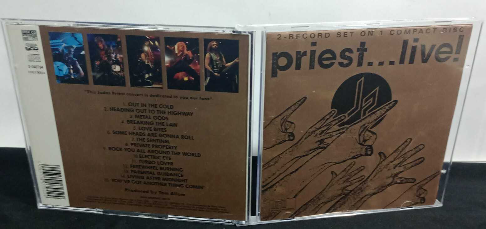 CD - Judas Priest - priest live