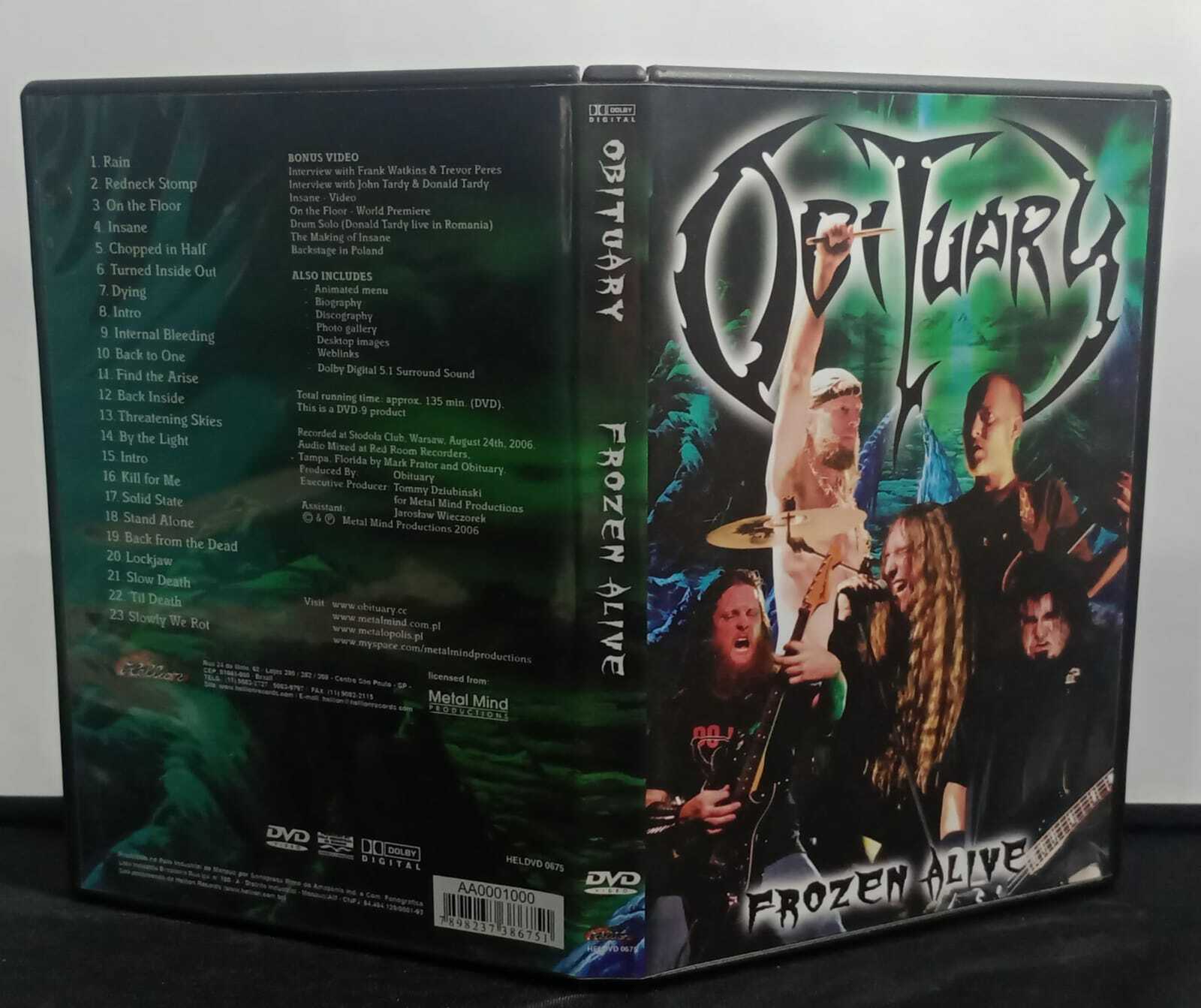 DVD - Obituary - Frozen Alive