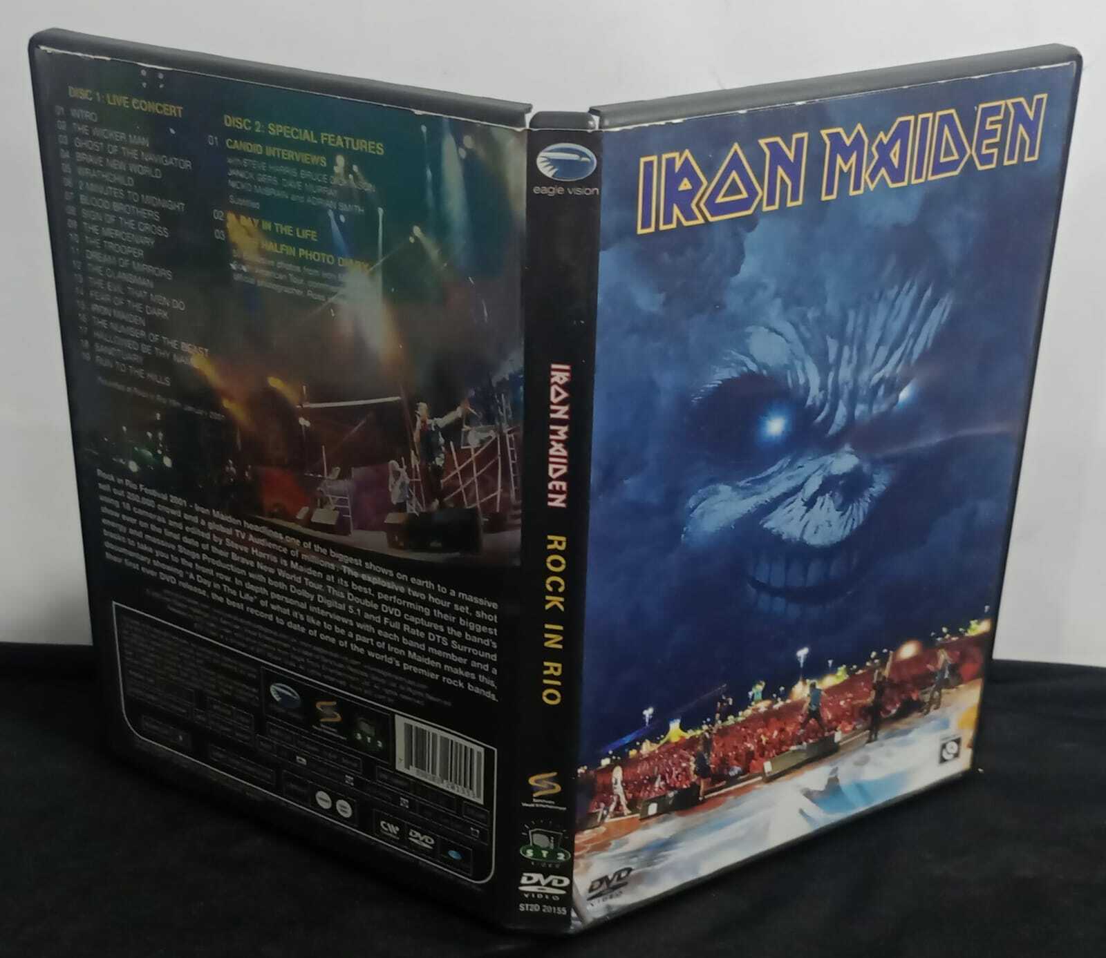 DVD - Iron Maiden - Rock in Rio (imp/Duplo)